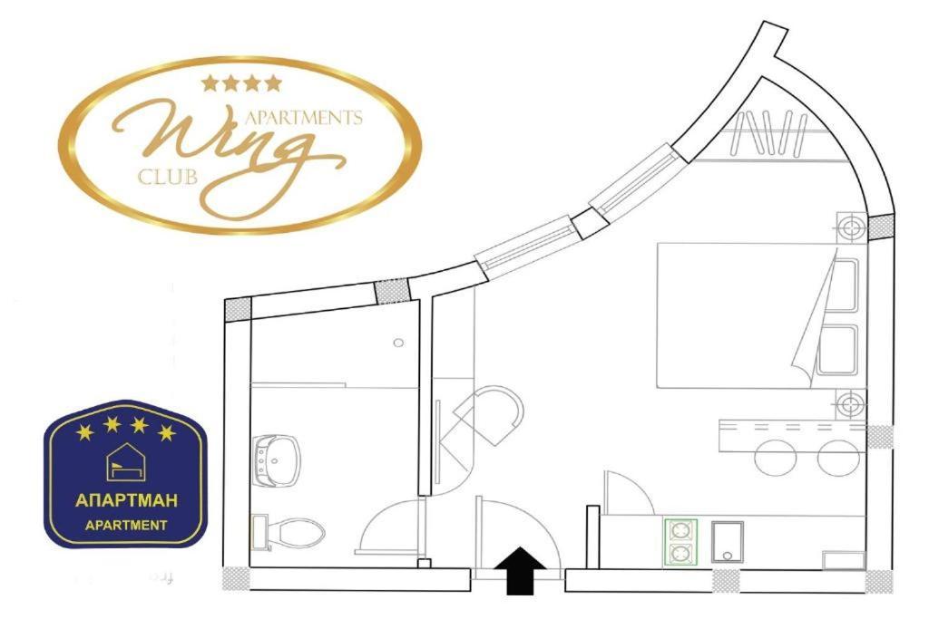 Wing Club Dajana Apart otel Jagodina Dış mekan fotoğraf